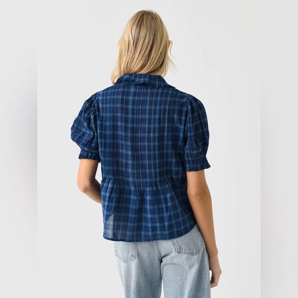 Trovata Jess Blouse plaid - unworn size M - Picture 3 of 11